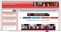 Desktop Screenshot of britishroyalfamilytree.com