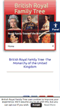 Mobile Screenshot of britishroyalfamilytree.com